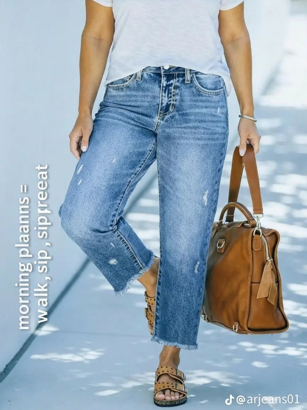 Cute Distressed Jeans Size 16